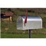 Arregui E2101 American Style Boîte aux lettres simple Aluminium Acier inoxydable L (magazines et enveloppes C4) 22 x 48 x 17 cm