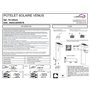 Borne Solaire Extérieure Venus Led à Détecteur de Mouvement - Eclairage Exterieur Solaire Puissant 600 lumens - Hauteur 70 Cm -