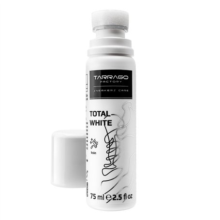Tarrago Total White 75ml Sneakers | Crème Blanchissante pour Couvrir les Rayures et la saleté | Ramenez le blanc dans vos Sneake