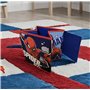 Superdiver - Coffre de rangement et tabouret Spiderman - Licence Officielle Marvel - 30x30x30 cm - Pouf pliable avec couvercle r