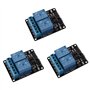 ARCELI Module de Relais 3pcs 2 canaux DC 5V pour Arduino UNO R3 DSP Bras PIC AVR STM32 Framboise Pi avec Carte d'extension de dé