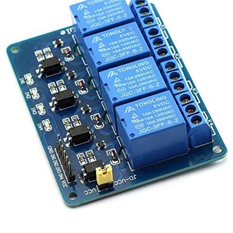 ARCELI Module de relais 4 canaux 5V avec carte d'extension de protection de coupleur optique