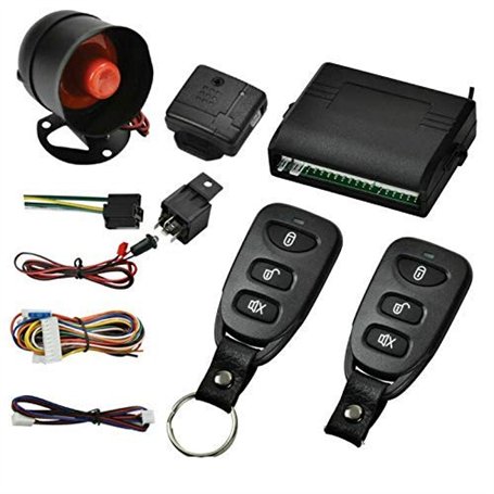 Serrure centrale de voiture S11 Kit central universel à distance automatique Serrure de porte de véhicule avec capteur de choc +