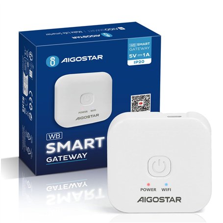Aigostar Gateway - Centre de contrôle pour les ampoules intelligentes. Système de passerelle pour l'utilisation à distance des a