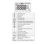 KPS-PA430 Mini Pince Ampèremétrique de Courant AC/DC 400A Tension AC/DC 600V Résistance Capacité Fréquence 4.000 Points