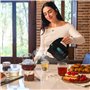 Cecotec Bouilloire Electrique Thermosense 140 Black. Bouilloire 1 L sans BPA, 2200 W pour un chauffage rapide, filtre anti-calca