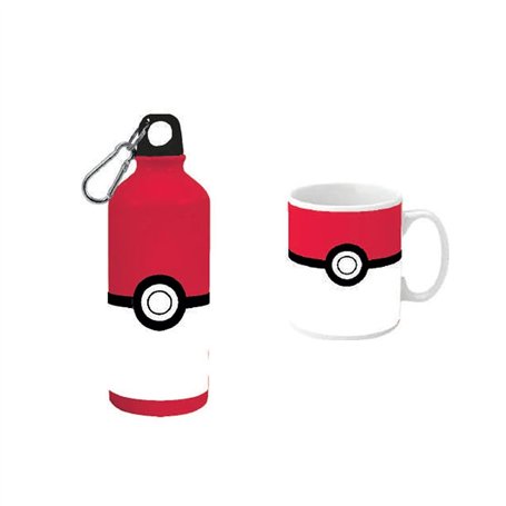 Kids Licensing Ensemble tasse et gourde en aluminium 500 ml Pokémon Multicolore