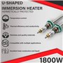 DOJA Barcelona | Résistance d'Immersion en Forme de U | 1800W | Résistance pour Chauffe de Liquides | 470mm | Rechange Chauffant