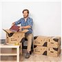packer PRO Lot de 20 Boîtes en Carton pour Déménagement et Rangement avec Poignées, Carton Ultra Résistant, 430 x 300 x 250 mm