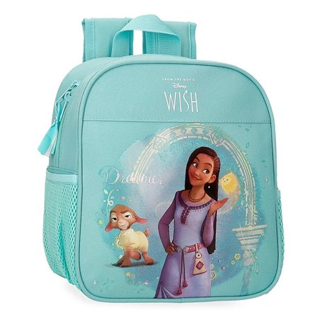 Disney Joumma Wish Dreamer Sac à Dos préscolaire Adaptable à Chariot Bleu 21 x 25 x 10 cm Polyester 5