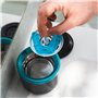 Cecotec Nettoyeur à Ultrasons Gouttière Dentaire et Prothèses ToothCare EasyClean. Nettoyage par Vibrations Ultrasoniques, Lumiè