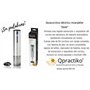 Qpractiko - Tire-bouchon Électrique Rechargeable | Ouvre jusqu'à 70 Bouteilles | Indicateur LED | Coupe-Capsule Inclus | Chargeu