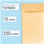 RAYLU PAPER - Lot de 10 grandes enveloppes kraft en papier avec fermeture auto-adhésive pour envoi de documents, scellées facile
