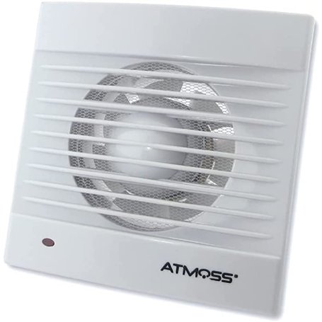 Ventilateur Extracteur de salle de bain 15 W d'air | Ultra silencieux (36 db) | Faible consommation (15 W) | Valve anti-moustiqu