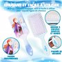 La Reine des Neiges - Elsa et Anna -Frozen - Kit Accessoires cheveux Disney officiel - Serre tête, Brosse à cheveux - Déguisemen