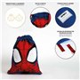 Sac à dos serré par des ficelles Spidey Bleu foncé 27 x 33 cm