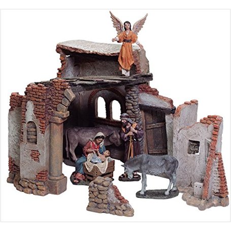 Triciclo Editores - Figurine de crèche de Noël | Série 11 cm | Peint à la Main | Résine avec Poudre d'albâtre | Reproduction de