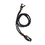 DUESI Collier Cordon Vide Porte-Pierre Pierre Brute Remplacement Filet Sac Longueur réglable Collier à Faire soi-même Accessoire