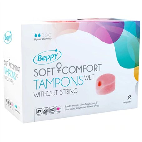 Beppy Tampon Hygiénique sans Ficelle pour Rapport Sexuel Pendant Reg