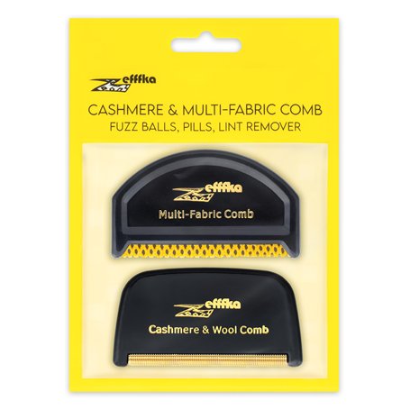 ZEFFFKA Vêtements Laine Fine Cachemire Pull Multi-Tissus Habits Peigne Anti-Bouloches Peigne Anti-Peluches Peluches Enlever Pelu
