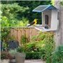 Nichoir Intelligent avec caméra et Panneau Solaire, mangeoire pour Oiseaux avec Enregistrement vidéo en Direct et Reconnaissance