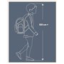 Baagl Sac à dos d'écolier pour garçons et adolescents – Sac à dos pour skateboard – Sac à dos pour enfant avec compartiment pour