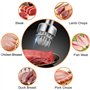 Attendrisseur de Viande en Acier Inoxydable, Marteau a Viande Manuel, Marteau a Steak, Ustensiles de Cuisine pour Attendrir Stea