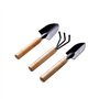 Sprießen Noir 3 pcs Ensemble Mini Outils de Jardinage Pelle Râteau Spade Plantes Succulentes en Pot de Fleurs Outils de Jardin G