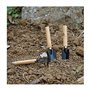 Sprießen Noir 3 pcs Ensemble Mini Outils de Jardinage Pelle Râteau Spade Plantes Succulentes en Pot de Fleurs Outils de Jardin G