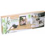 alpina Salle de Bain Planche Bois - Plateau de Bain 50-92 x 18 x 4 cm - Decoration Salle de Bain Bambou avec Support de Livre et