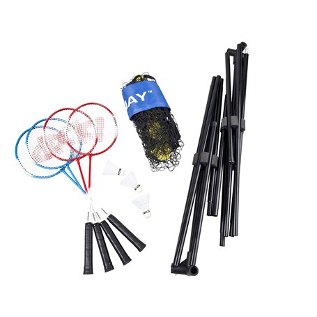 Donnay - 41401 - Kit De Badminton Avec Filet - 9 Pièces