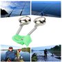 Sunbbingsp Clochette de Peche, 10 Pcs Alarme de Pêche, Cloche D'alarme de Pêche pour la Pêche en Mer Cannes à Pêche en Plein Air