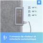 Silvergear® Panneau Chauffant Infrarouge 165W | Chauffage de Bureau Pliable | 3 Niveaux de Chaleur | Cordon Extra Long | 50x100c