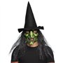 Boland 97608 - Masque de sorcière en latex avec capuche