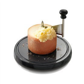 Boska Racloir Tete de Moine Marbre - Appareil Tete de Moine Fromage - Pour Girolle Tete de Moine - Base en Marbre - Noir