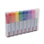 Europel Marqueur craie résistant à l’eau, pointe 15 mm - Lot de 8 feutres multicouleurs pour message en intérieur et extérieur –