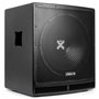 VONYX SWP15 Caisson de Basse Actif 800W, Phase Réglable, Entrée/Sortie XLR + RCA, Amplificateur Intégré, Insert sur la Face Supé