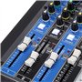 Power Dynamics PDM-S604 - Console de Mixage Professionnelle Analogique 6 Canaux