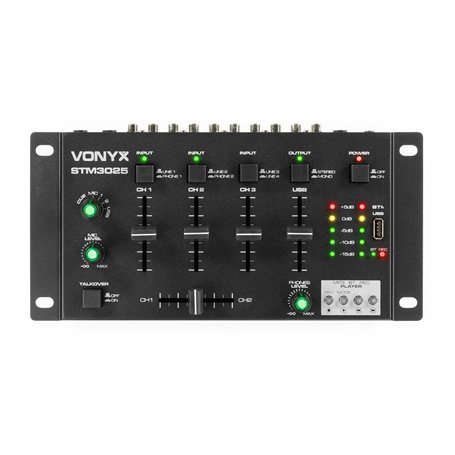 Vonyx STM3025 Table de Mixage 4 Canaux - USB