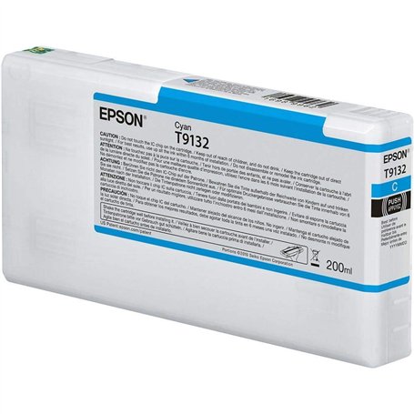 Epson T9132 200ml Cyan cartouche d'encre - Cartouches d'encre (Cyan