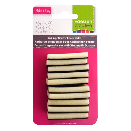 Vaessen Creative 3609-022 Recharge de Mousse pour Applicateur d'encre Noir 3