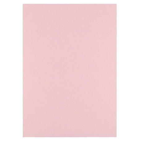 Florence Papier Cartonné en Lin Rose 250 g – Papier Scrapbooking A4 – Papier Cartonné Couleur – Invitations Élégantes