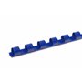 Pavo Boîte de 100 Peignes de reliure en plastique 8 mm Bleu
