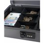 PAVO 8014408 12 pouces Cash Boite avec Combination Lock - Foncé Gris