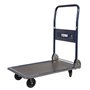 FERM Chariot à plateforme Max. 150Kg - Pliable - surface en caoutchouc - bords en caoutchouc