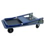 FERM Chariot à plateforme Max. 150Kg - Pliable - surface en caoutchouc - bords en caoutchouc