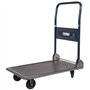 FERM Chariot à plateforme Max. 150Kg - Pliable - surface en caoutchouc - bords en caoutchouc