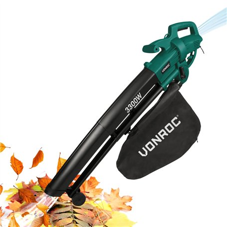 VONROC Souffleur de Feuilles 3-en-1 3300W – Souffler