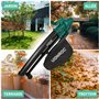 VONROC Souffleur de Feuilles 3-en-1 3300W – Souffler, Aspirer et Déchiqueter – Vitesse d’Air de 270km/h – Sac de Collecte de 40L