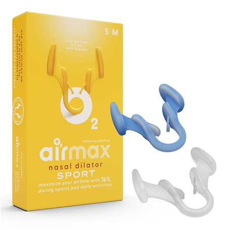 Airmax Sport Dilatateur Nasal - Pack d’Essai | Respire Mieux | Pour une Meilleure Respiration | Augmente le Flux d’Air de 76% |